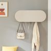 Wandgarderobe Vilkön mit Ablagefach 80x16x30 cm Beige [en. casa] Bild 2