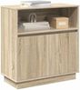 vidaXL Sideboard, mit LED, Holzwerkstoff Sonoma-Eiche, 71 x 34,5 x 75 cm Bild 3