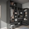 Kleiderschrank Elmo Anthrazit 50 x 40 cm 3er Set Vicco Bild 5