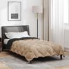 vidaXL Winterbettdecke Schwarz und Taupe 140 x 200 cm Mikrofaser 42025729 Bild 4
