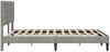 vidaXL Bettrahmen mit Kopfteil Hellgrau 120 x 190 cm Samt 42027649 Bild 5