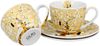 DUO ART GALLERY 2er-Set Tassen 270 ml TREE OF LIFE ECRU inspired by Gustav Klimt, New Bone China Porzellan Bild 2