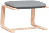 vidaXL Fußhocker Hellgrau 51x41x40 cm Stoff 351063 Bild 2