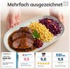 PURE LIVING INTERIOR DESIGN Geschirr-Set Pure Living Servierplatte »Ibiza«, oval, Steingut, Beige, 1 Personen, Steingut, Ovale Form – perfekt zum Anrichten, Elegantes Servierdesign, Reaktive… Bild 3