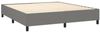 vidaXL Boxspringbett mit Matratze & LED Dunkelgrau 160x200 cm Stoff, Härtegrad: H2 [3134726] Bild 5
