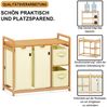 AdelDream Wäschekorb AdelDream 140L Wäschekorb mit Korb und Ablagen Bild 4