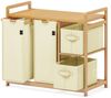 AdelDream Wäschekorb AdelDream 140L Wäschekorb mit Korb und Ablagen Bild 2
