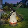 2x LED Solarleuchte, Windmühle, mehrfarbig, H 51cm Bild 5