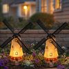 2x LED Solarleuchte, Windmühle, mehrfarbig, H 51cm Bild 3