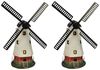 2x LED Solarleuchte, Windmühle, mehrfarbig, H 51cm Bild 1