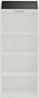 Jalousieschrank Eadith 69 x 44 x 192 Rollladenschrank Weiß Matt Lack/Graphit 15130 Bild 2
