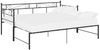 vidaXL Tagesbett Ausziehbar Schwarz Metall 90x200 cm 324770 Bild 4