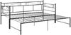 vidaXL Tagesbett Ausziehbar Schwarz Metall 90x200 cm 324770 Bild 5