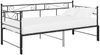 vidaXL Tagesbett Ausziehbar Schwarz Metall 90x200 cm 324770 Bild 2