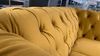 3-Sitzer Sofa 'Chesterfield', Samt safrangelb 198 cm Bild 5