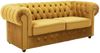 3-Sitzer Sofa 'Chesterfield', Samt safrangelb 198 cm Bild 2