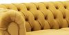 3-Sitzer Sofa 'Chesterfield', Samt safrangelb 198 cm Bild 3