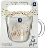 Leonardo Tasse Emozione hello sunshine, Glastasse, Becher, Kalk-Natron Glas, mehrfarbig, 400 ml, 046413 Bild 3