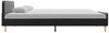 vidaXL Bettgestell Dunkelgrau Sackleinen 120x200 cm 284896 Bild 4