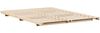 vidaXL Bettrahmen Braun 140 x 220 cm Massives Kiefernholz 873130 Bild 4