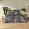 Estella Bettwäsche Nadia 7956 920 Anthrazit Mako Satin 155 x 220 + 80 x 80 cm Bild 4