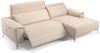Sofanella Ecksofa BELLA Sofalandschaft Funktionscouch Ledercouch in Creme M: 266 Breite x 100 Tiefe Bild 1