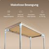 Desktronic Elektrisch höhenverstellbarer Schreibtisch HomeMax 160x80cm Weiß/Bambus mit Memory-Funktion, Anti-Kollisions Technologie, USB-A und USB-C-Ladeanschlüssen Bild 3