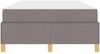 vidaXL Bettrahmen mit Matratze Taupe 120 x 190 cm Stoff 3398924 Bild 5