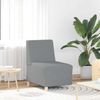 vidaXL Modulares Armfreies Sofa 3 pcs Hellgrau 55 x 74 x 82 cm Stoff 3399792 Bild 3