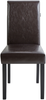 Esszimmerstuhl 2er Set Kunstleder dunkelbraun BROADWAY Bild 4