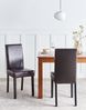 Esszimmerstuhl 2er Set Kunstleder dunkelbraun BROADWAY Bild 3