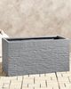 Blumentopf grau rechteckig 60 x 29 x 30 cm MYRA Bild 3
