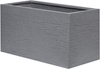 Blumentopf grau rechteckig 60 x 29 x 30 cm MYRA Bild 4