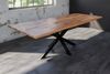 Esstisch Baumkante Massiv Mango naturfarben 240 x 100 schwarz Spider-Gestell DORA 173878721 Bild 2