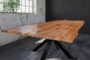 Esstisch Baumkante Massiv Mango naturfarben 240 x 100 schwarz Spider-Gestell DORA 173878721 Bild 3