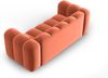 Micadoni Sofa Lupine 2-Sitzer Samtstoff Salvador Koralle Bild 3