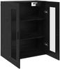 vidaXL Wandschrank Schwarz 69,5 x 34 x 90 cm Holzwerkstoff 879604 Bild 5