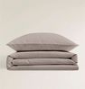 BIERBAUM 'Elegant uni' Bettwäsche, 2 teilig, Mako-Satin taupe, 135 x 200 cm / 80 x 80 cm Bild 3