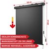 Onbest Senkrechtmarkise Vertikalmarkise mit Handkurbel inklusive Montagematerial 250 x 160 cm, Schmutzabweisend, Wetterfest, UV-Beständig Bild 5