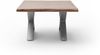 Couchtisch >CARTAGENA< in Akazie massiv walnussfarben - 75x45x75 (BxHxT) Bild 4