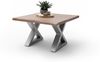 Couchtisch >CARTAGENA< in Akazie massiv walnussfarben - 75x45x75 (BxHxT) Bild 2