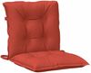 vidaXL Niedriglehner-Auflagen 6 Stk. Melange Rot 100x50x7 cm Stoff 4002399 Bild 5