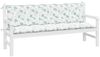 vidaXL Gartenbank-Auflagen 2 Stk. Bluttmuster Oxford-Gewebe 361731 Bild 3