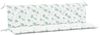 vidaXL Gartenbank-Auflagen 2 Stk. Bluttmuster Oxford-Gewebe 361731 Bild 2