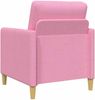 vidaXL Sofa Set mit Stauraum 2 pcs Rosa Polyester 3429160 Bild 5