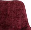 6er-Set Esszimmerstuhl HWC-N74, Küchenstuhl, drehbar Auto-Return, Stoff Chenille (490g/m²) Öko-Tex ~ bordeaux Bild 4