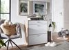 Schuhkipper Holz 80 x 95 x 24 cm Modern Sonoma Eiche, Design Schuhregal Schuhkipper Schmal, Schuhschrank Schuhaufbewahrung mit Schublade, Flurschrank Schuhablage Regal Bild 3