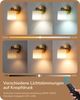 EDISHINE Wandleuchte 2er Set moderner Innen-Wandleuchten, LED wechselbar, 3000K-6500K, Stufenlos dimmbar, 3 Lichtfarben, inkl. Glühbirnen und Fernbedienung Bild 3