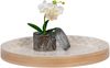 House Nordic Tablett, Bambus/Capiz, beige, 40x40x3,5 cm Bild 2