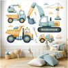 Little Deco Wandtattoo Baustelle Bagger DL5037 L Bild 1